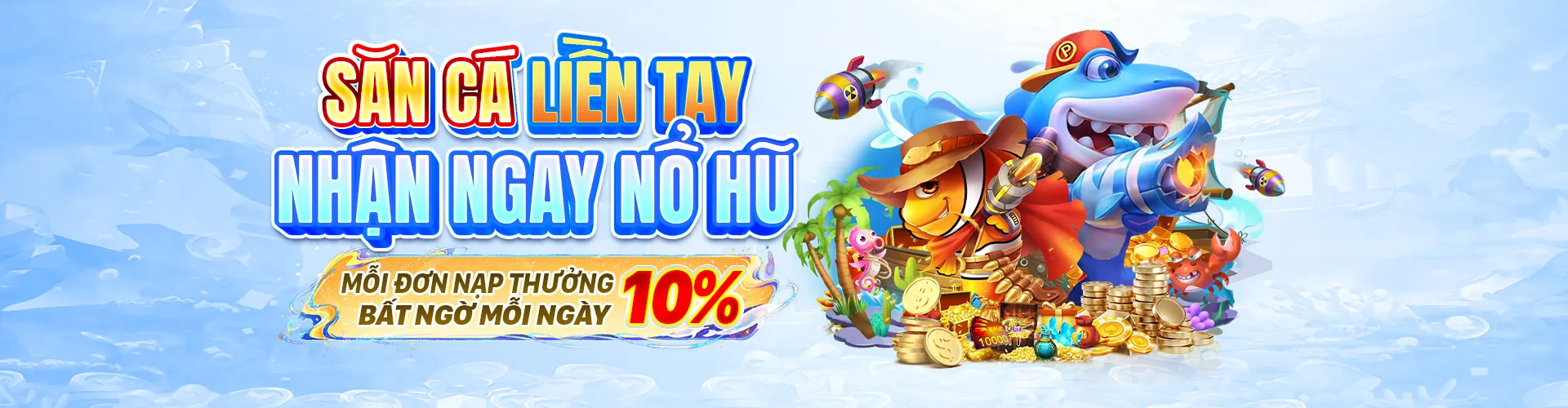 Hình ảnh đại dương sâu thẳm với các loài cá và hiệu ứng ánh sáng rực rỡ, tượng trưng cho trò chơi bắn cá tại vnd888 live